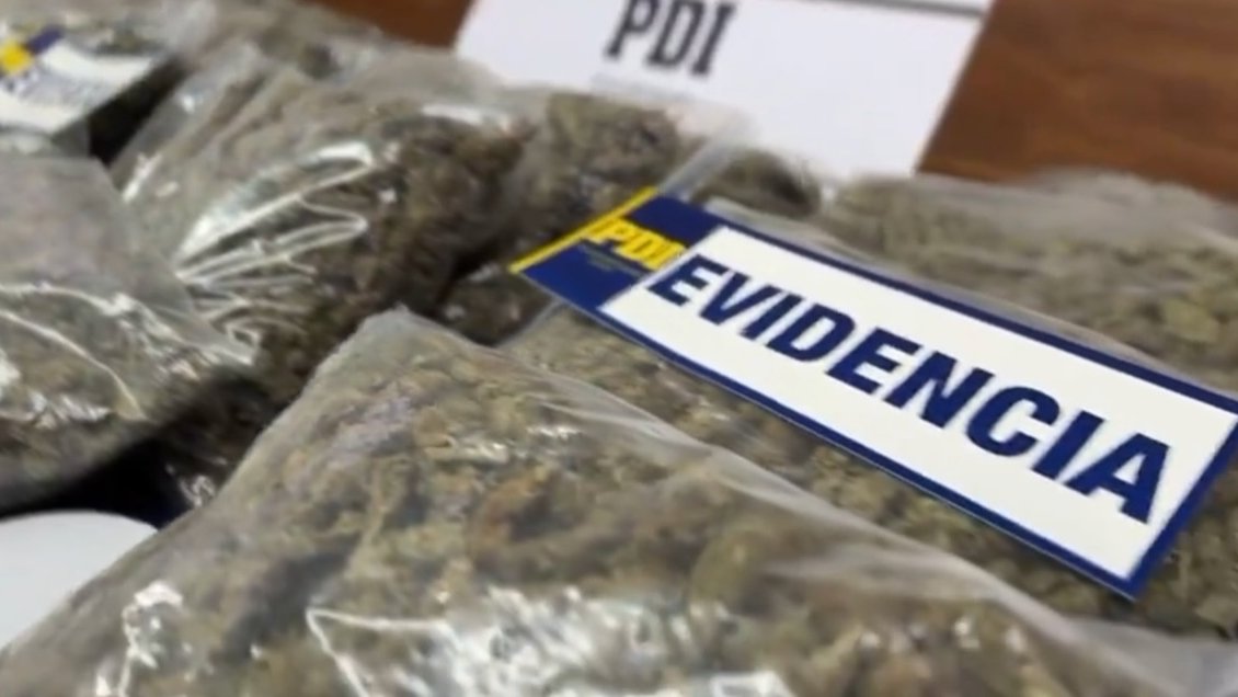 Cayó banda narco en Puerto Montt: PDI incautó 16 kilos de droga