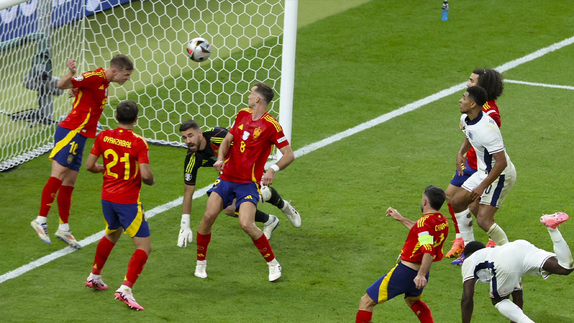 [VIDEO] Dani Olmo evitó el empate de Inglaterra ante España en la final de la Euro 2024