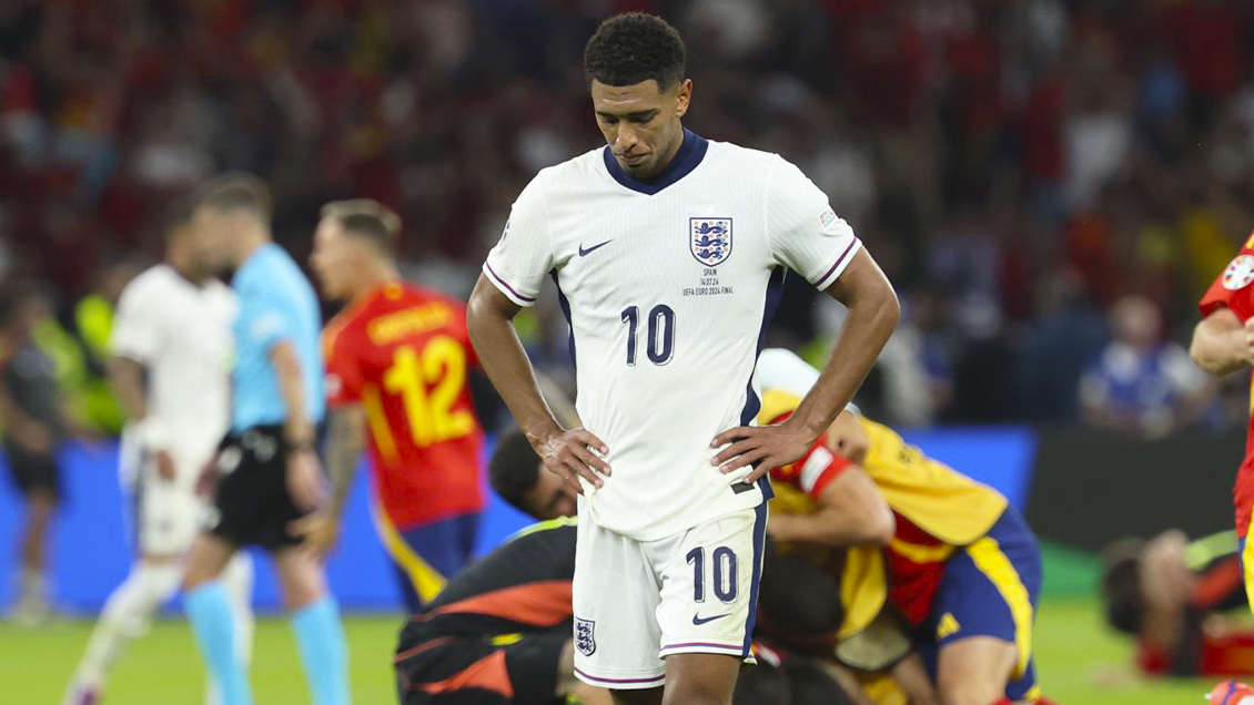 [VIDEO] Jude Bellingham descargó su furia tras perder la Eurocopa contra España
