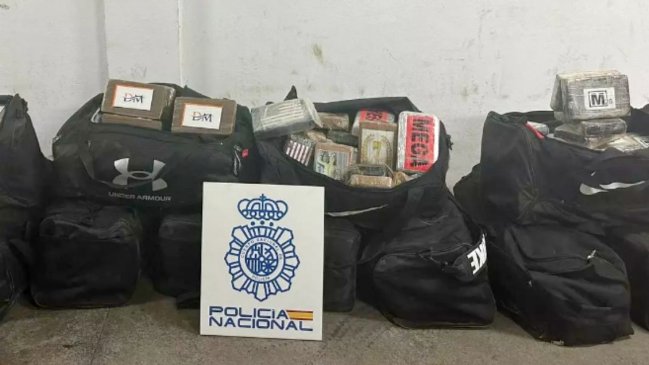  España incautó más de 400 kilos de cocaína en un contenedor procedente de Chile  