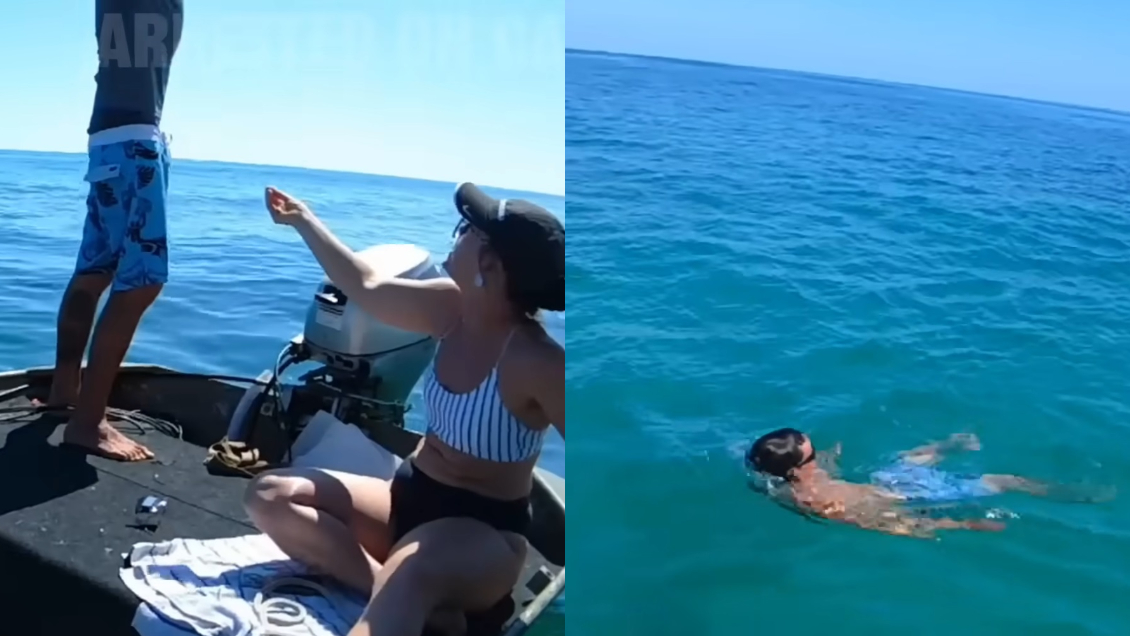 Hombre se lanzó al mar para evitar darle la clave de su celular a su polola: Fue arrestado