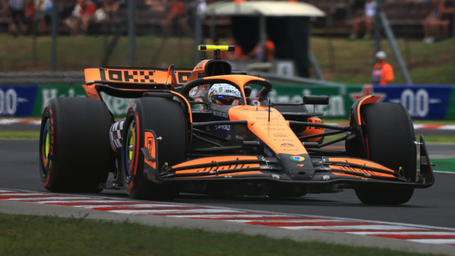   McLaren lideró el último libre del GP de Hungría con Lando Norris a la cabeza 