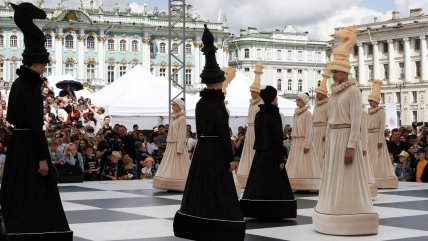   Rusia celebra el Día Internacional del Ajedrez en San Petersburgo 