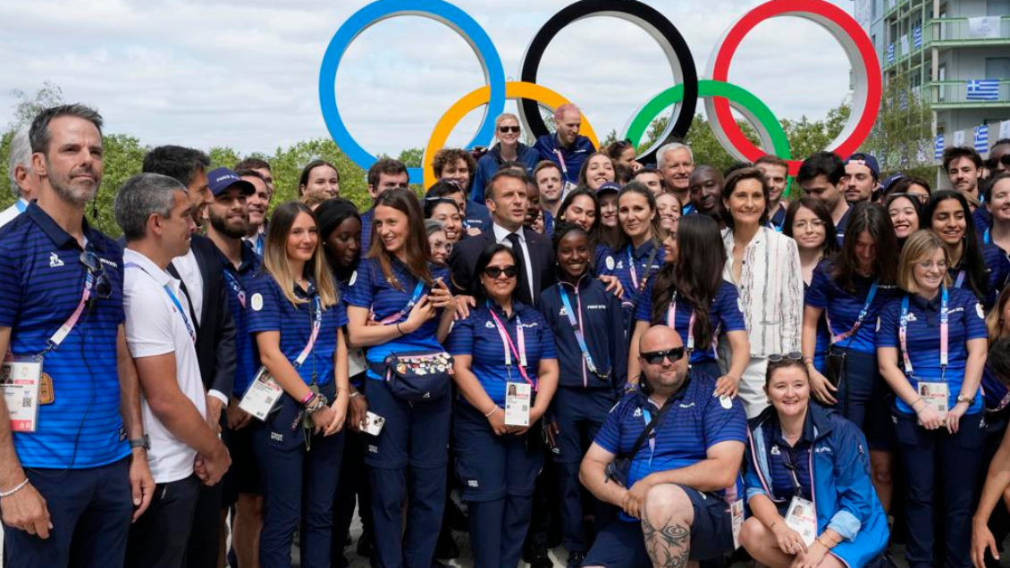 Macron en la previa de los Juegos Olímpicos: 