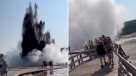 Enorme explosión de géiser se produjo en Parque Yellowstone en medio de visita turística