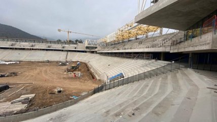   Estadio San Carlos de Apoquindo presenta un 73 por ciento de avances 