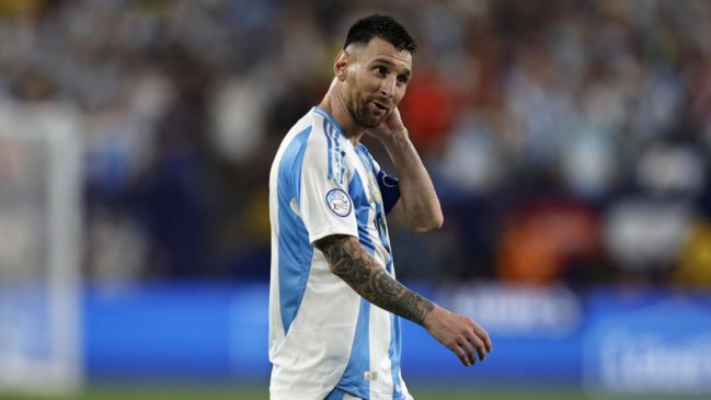   La reacción de Lionel Messi luego de la polémica derrota de Argentina en París 2024 