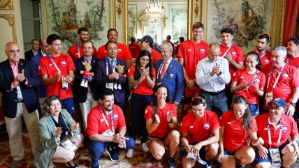   Embajada en Francia realizó recepción a deportistas del Team Chile 