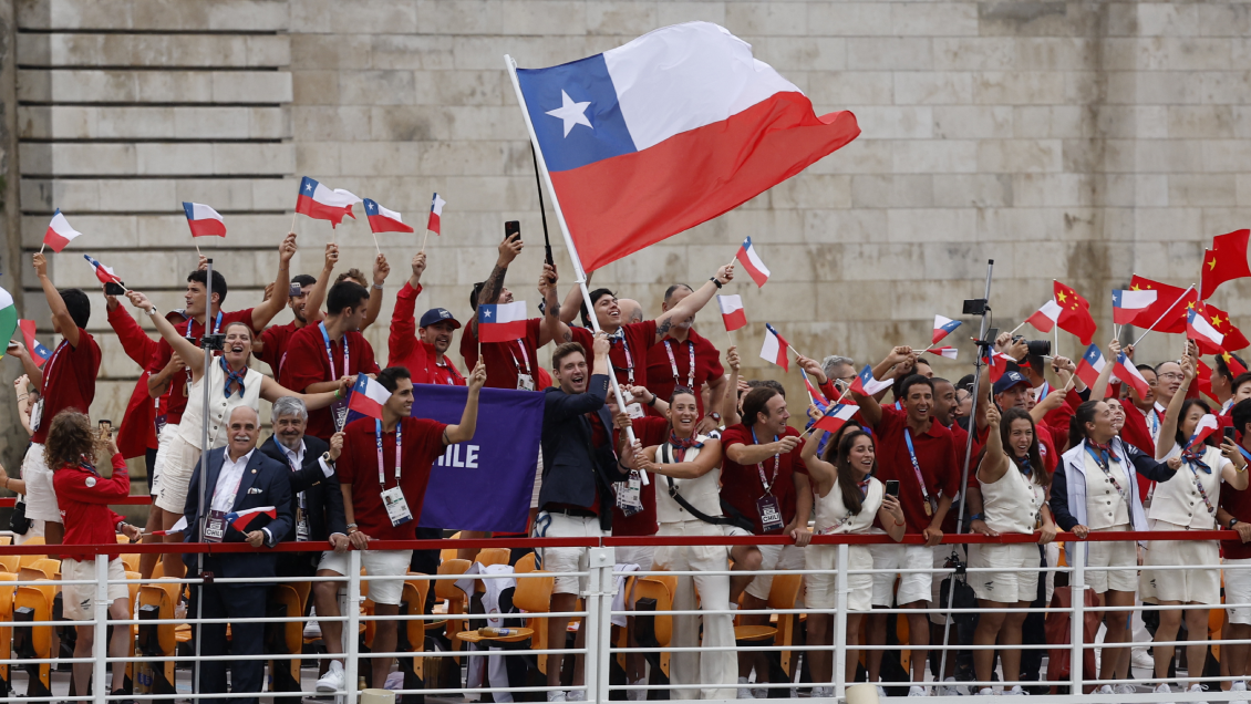 [VIDEO] El paso del Team Chile en el desfile inaugural de París 2024