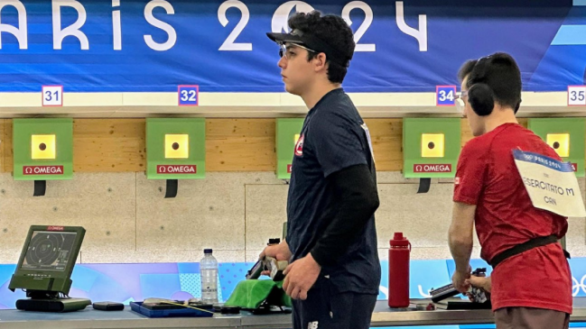   El joven Diego Parra tuvo su estreno olímpico en el tiro al blanco de París 2024 