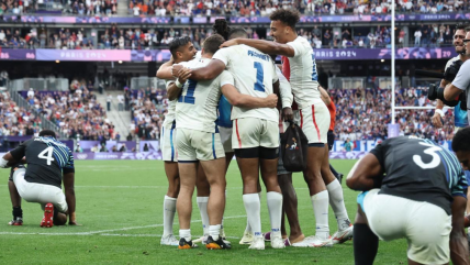   El local Francia cosechó su primer oro en París 2024 a costa de Fiji en el rugby 