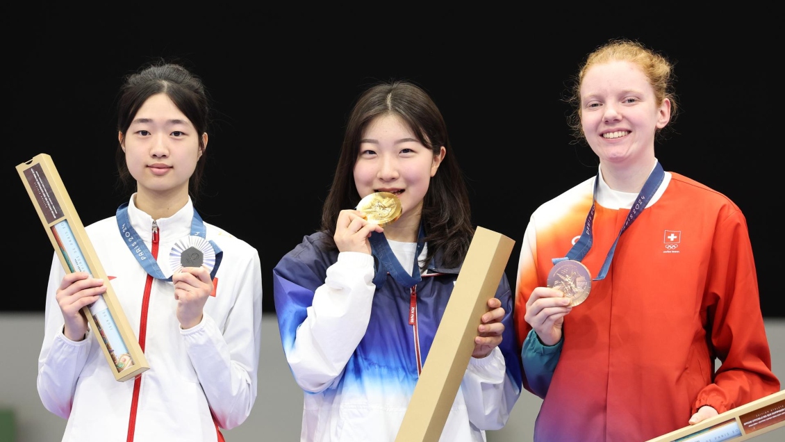 Joven de 16 años le dio a Corea del Sur el oro 100 de su historia