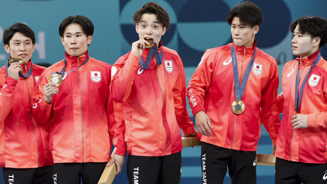 Japón ganó el oro por equipos masculinos de gimnasia en París 2024