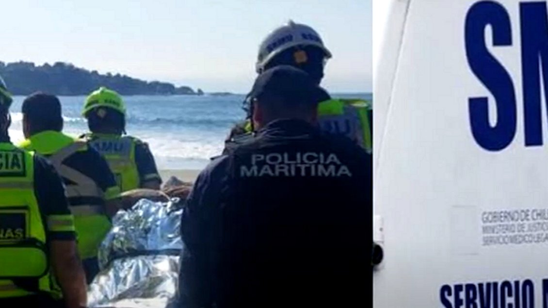 Punta de Tralca: Hombre murió ahogado tras rescatar a su hijo desde el mar