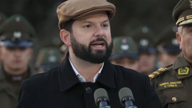 Boric ante detenciones por crimen de carabineros: 