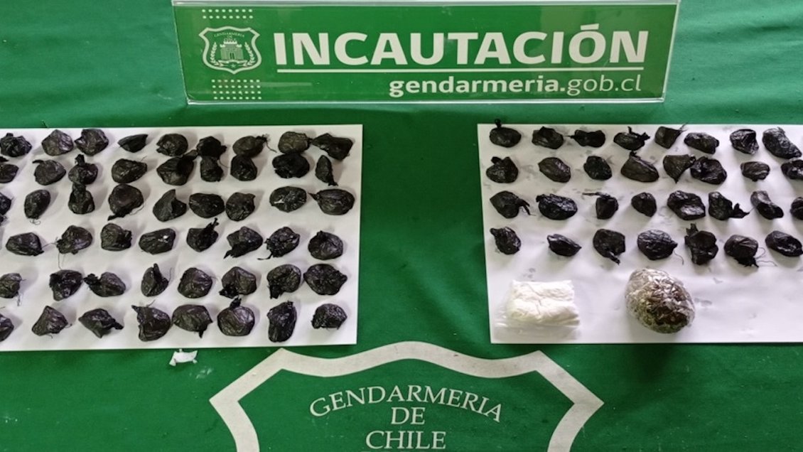 Gendarmería incautó medio kilo de droga en cárcel de Puerto Montt
