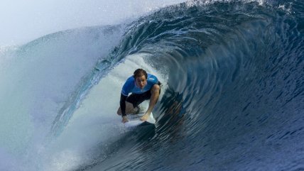   Las espectaculares imágenes que dejó el surf olímpico en Tahití 