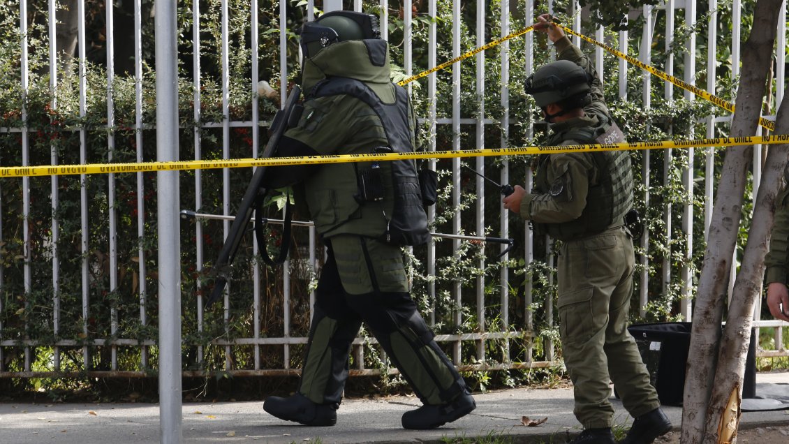 Artefactos sospechosos movilizan al GOPE en el Juzgado de Garantía de Talagante