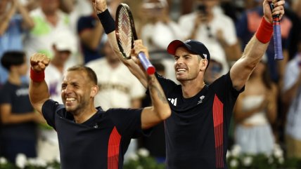   Murray y Evans celebraron con todo tras ganar en octavos de los Juegos de París 2024 