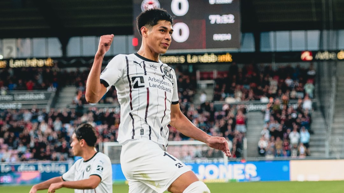 Osorio anotó el gol del triunfo que instaló a Midtjylland en tercera fase previa de Champions