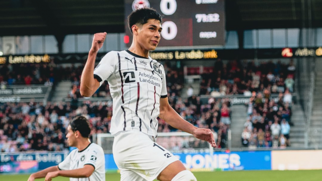 Osorio anotó el gol del triunfo que instaló a Midtjylland en tercera fase previa de Champions