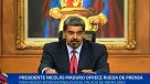 Maduro: manifestantes detenidos fueron "entrenados en Chile y Perú"