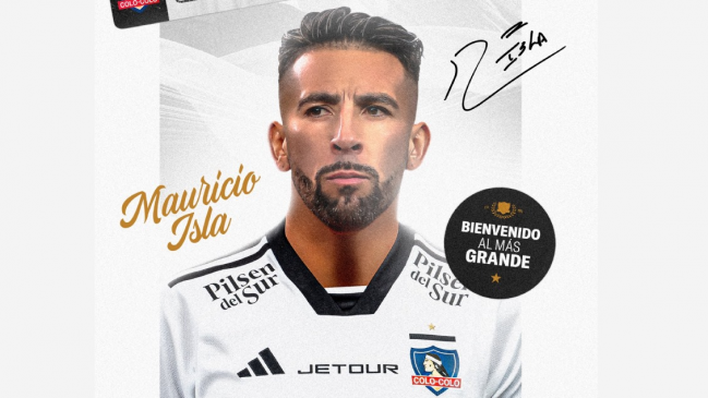 ¡Oficial! Colo Colo anunció a Mauricio Isla como refuerzo estelar
