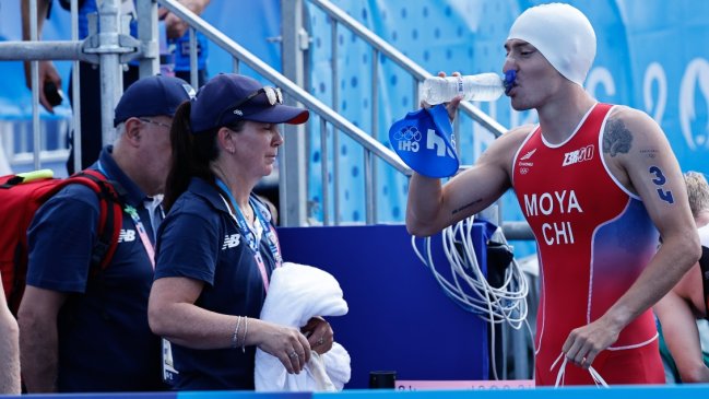 Diego Moya y Gaspar Riveros cumplieron y terminaron entre los 40 mejores del triatlón