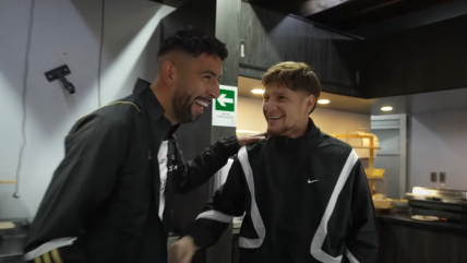   El primer día de Mauricio Isla como jugador de Colo Colo 