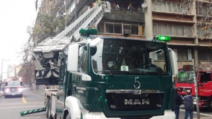   Bomberos de Santiago atendió más de 100 emergencias durante el temporal 