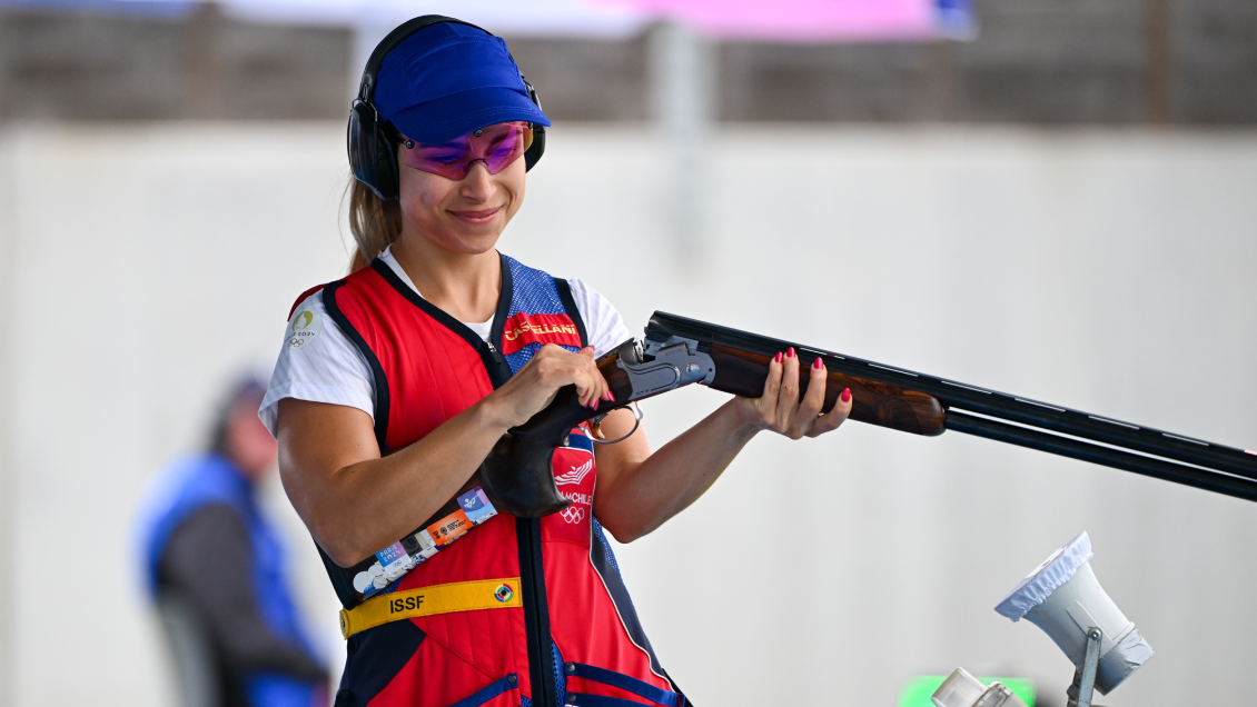 ¡Histórica! Francisca Crovetto conquistó la medalla de oro en el tiro skeet de París 2024