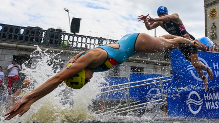   Bélgica se bajó del triatlón mixto: Una representante enfermó tras nadar en el Sena 