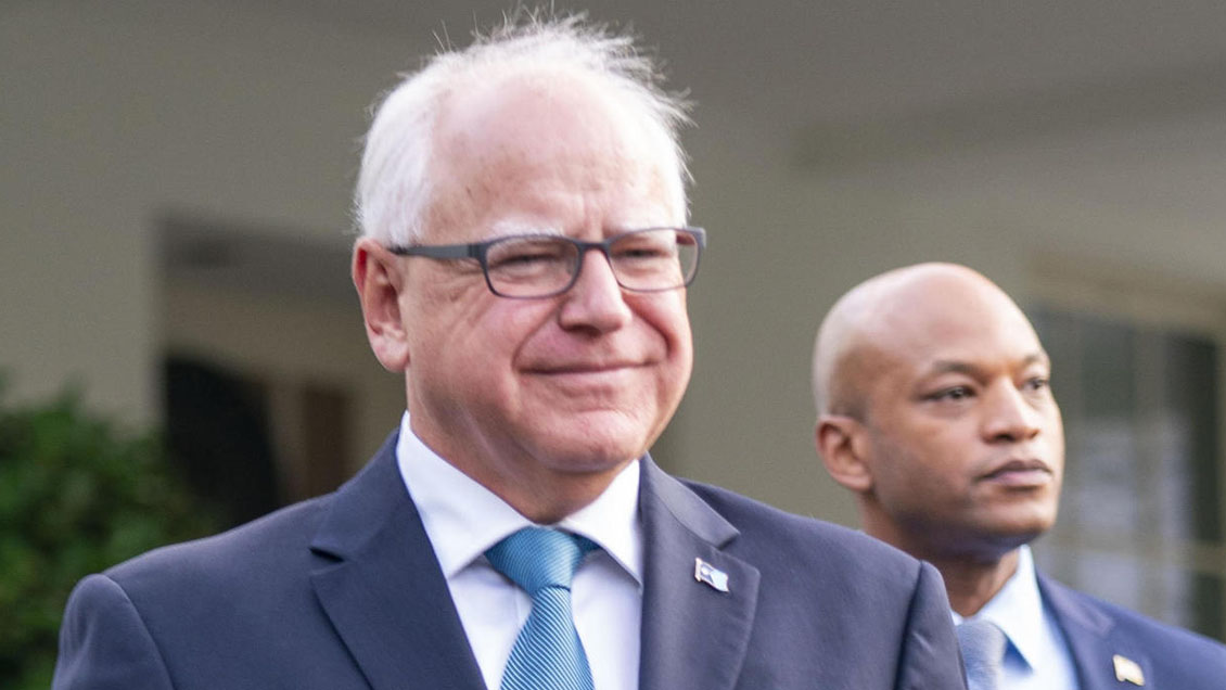 Kamala Harris eligió como vicepresidente a Tim Walz, gobernador de Minnesota