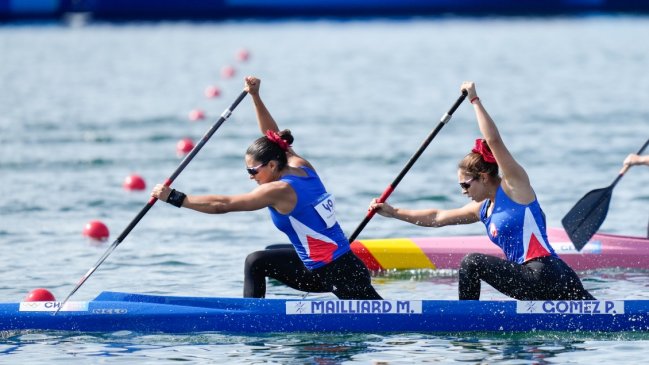  Mailliard y Gómez avanzaron a semifinales en el C2 500 metros  