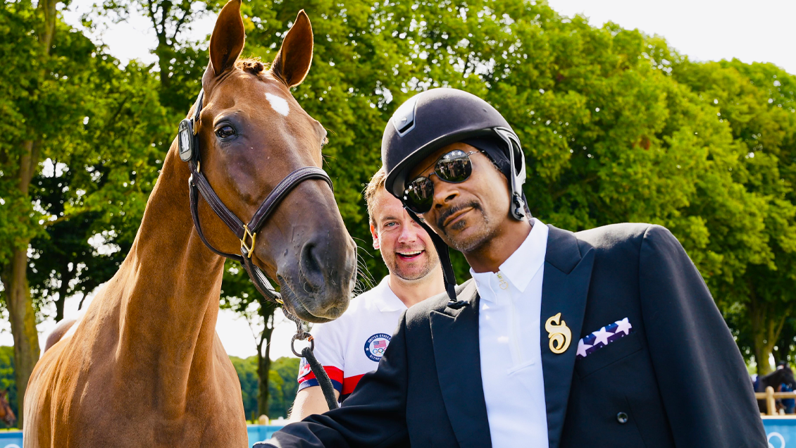 [VIDEO] Snoop Dogg bailó para un caballo en los Juegos Olímpicos de París 2024