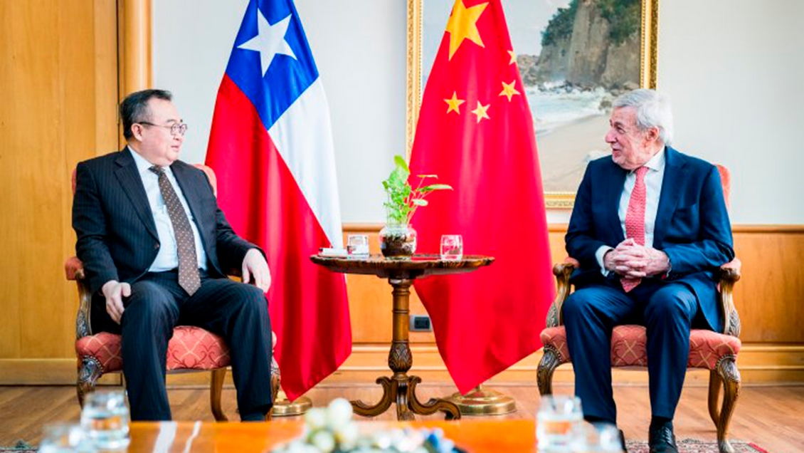 Canciller se reunió con ministro chino: Destacaron vínculo entre ambos países