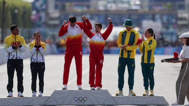 María Pérez y Álvaro Martín hicieron historia para España y ganaron el relevo mixto de la marcha