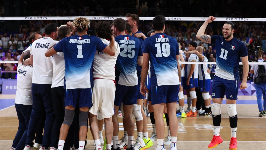 Francia defenderá el título olímpico ante Polonia en el voleibol masculino