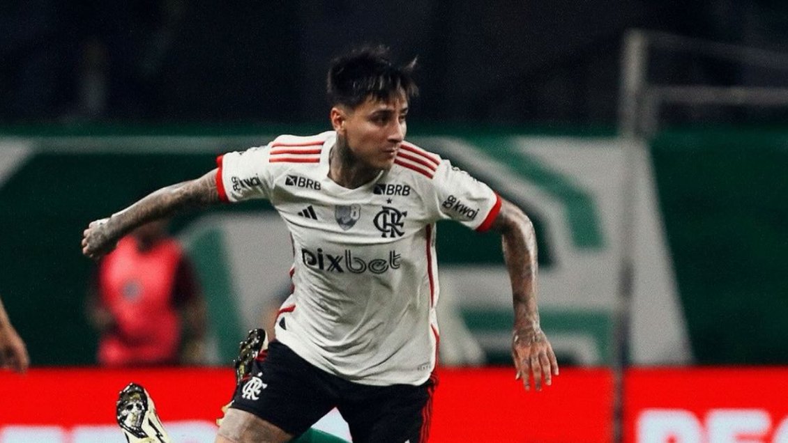 Flamengo de Erick Pulgar avanzó a cuartos en la Copa de Brasil pese a caída con Palmeiras