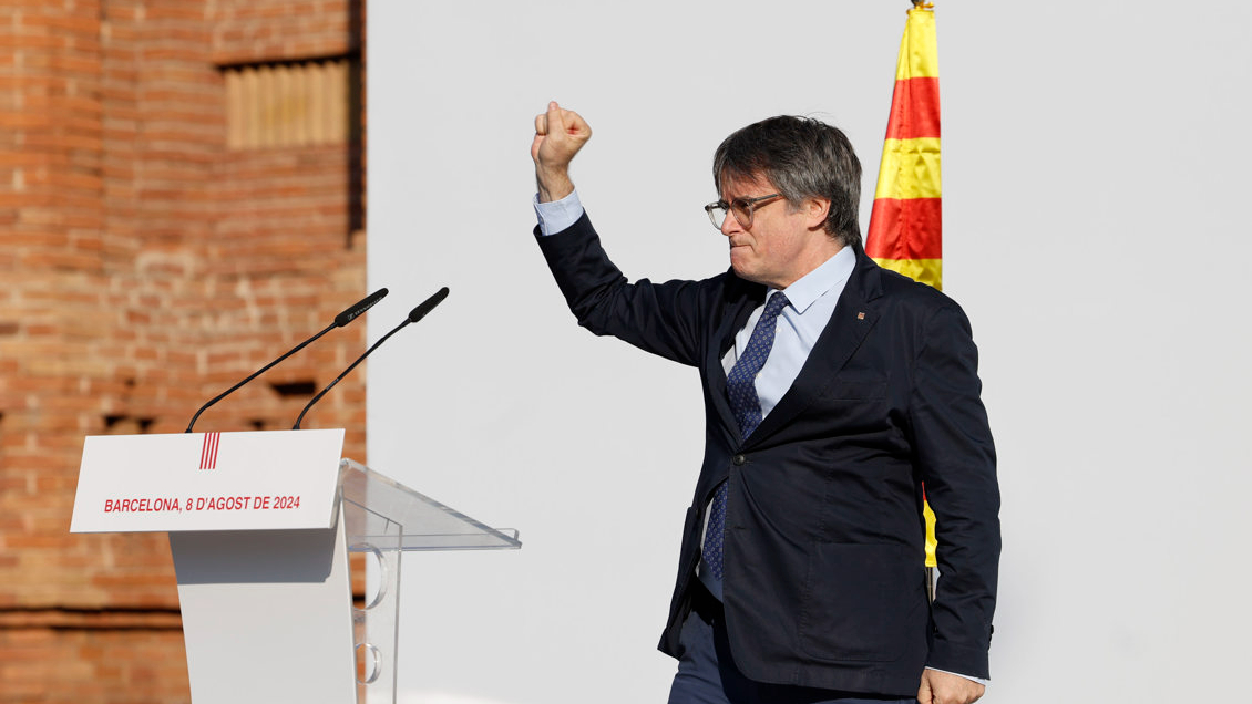 Detenido un policía por ayudar a Puigdemont tras un acto en Barcelona