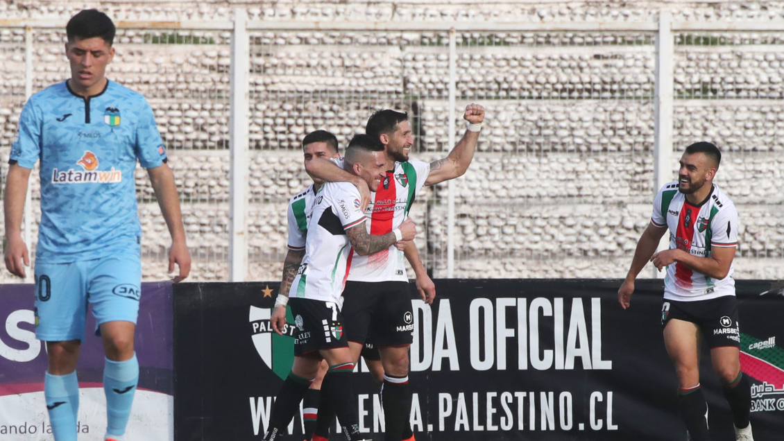 Palestino goleó a O'Higgins y logró su primer triunfo en la segunda rueda del Campeonato