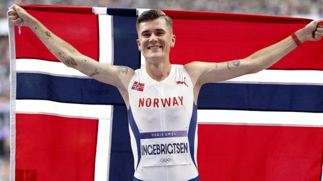 Noruego Jakob Ingebrigtsen reinó en los 5.000 metros