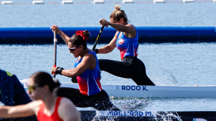   María José Mailliard y Karen Roco se despidieron de París 2024 en la Final B del canotaje 