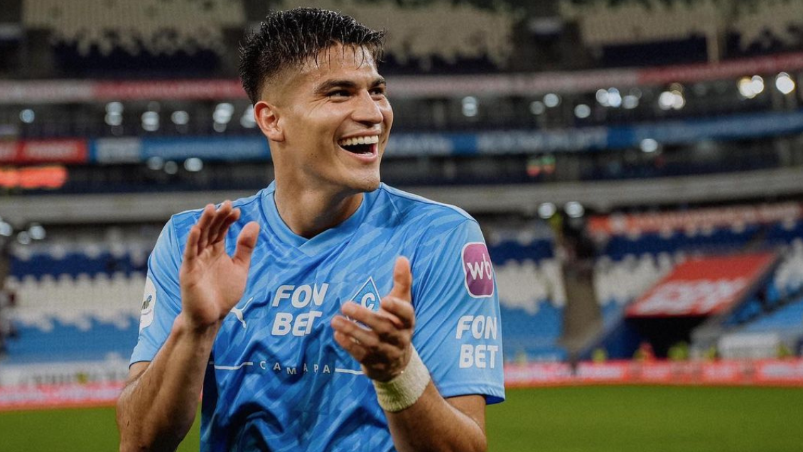 Galdames aportó con una asistencia para el primer triunfo de Krylia en Rusia