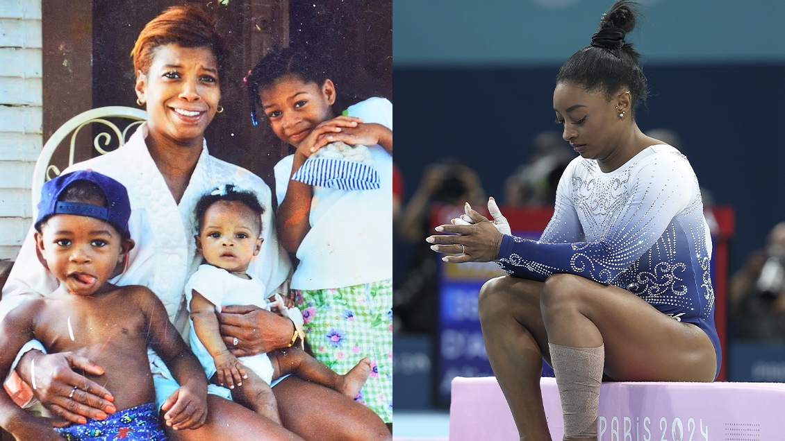 Madre de Simone Biles reapareció tras abandonarla a los 6 años: 