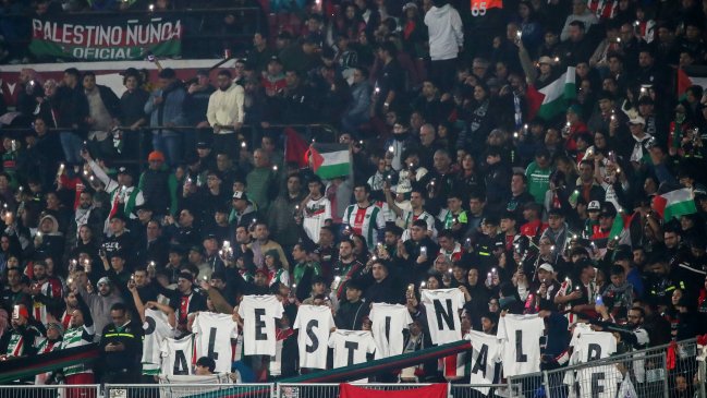 Hinchas tuvieron serias dificultades para entrar al Nacional en duelo de Palestino por la Sudamericana