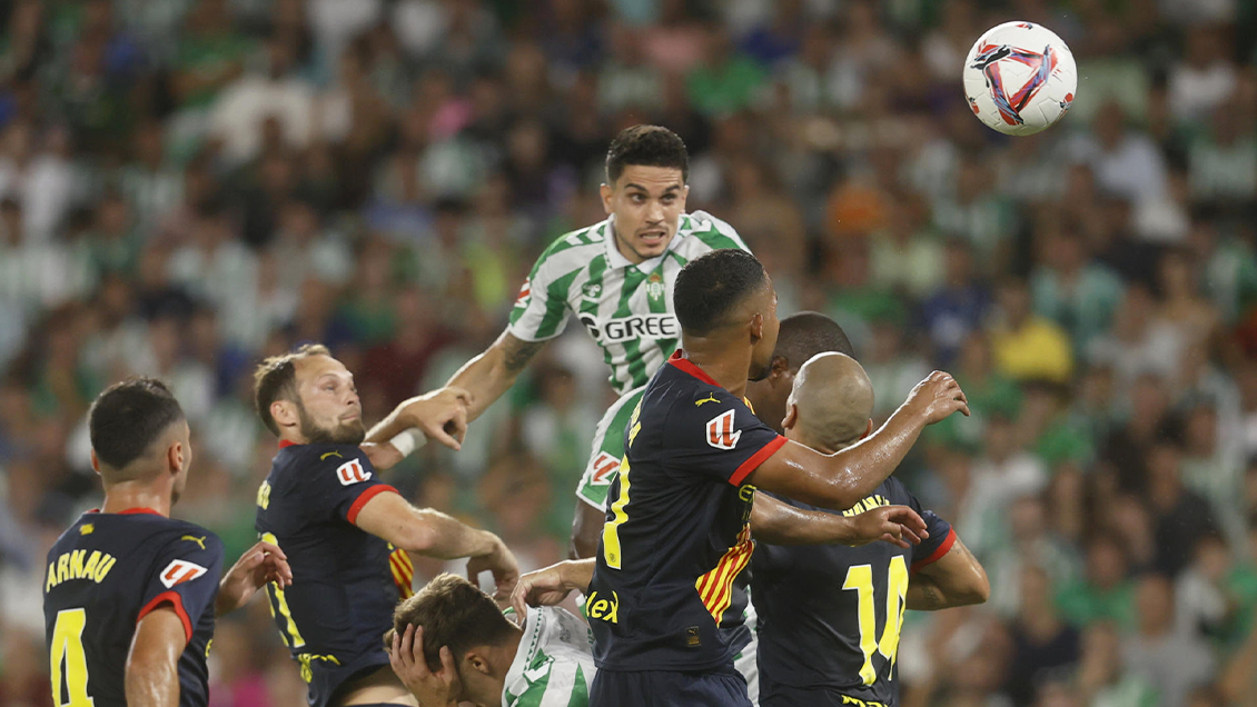 Betis de Pellegrini se estrenó con un empate ante Girona en el inicio de la liga española