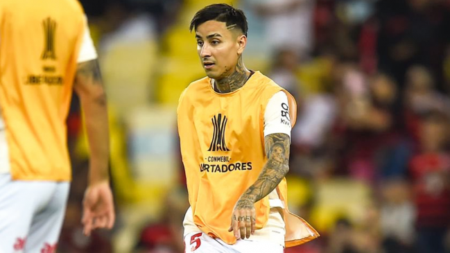 Erick Pulgar fue titular en el triunfo de Flamengo sobre Bolívar en los octavos de la Libertadores