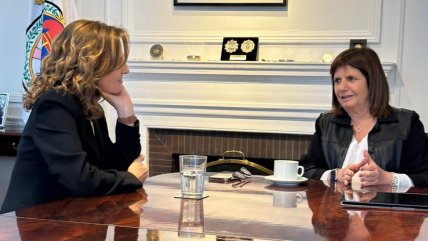   Marcela Cubillos se reunió con la ministra de Seguridad de Milei 