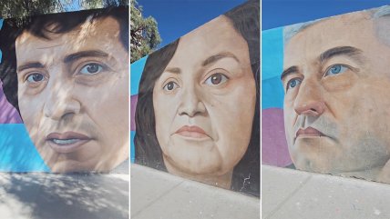   Viralizan mural con íconos de la música chilena en Calama 